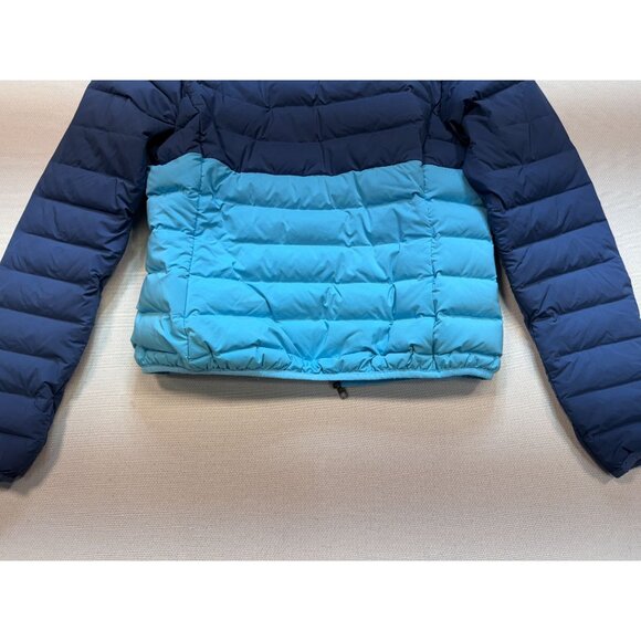 The North Face Girls Belleview Down Jacket in Shady Blue Size XL Reversible - Picture 11 of 12